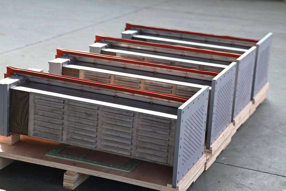 Cameron TA / MSG centrifugal compressor intercooler and aftercooler cooler bundles supplied by Turbomax