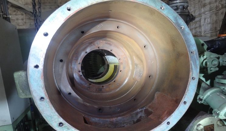 IHI TX-A 1st-stage volute after grinding