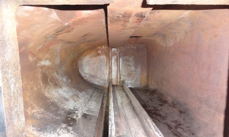 IHI TX-A 1st-stage cooling chamber after grinding