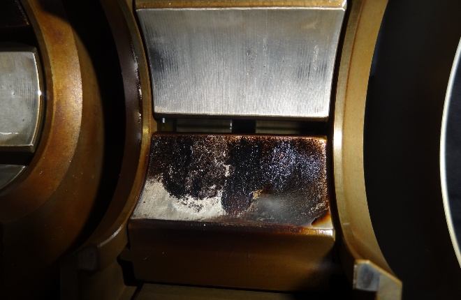 IHI TX-A 2nd-stage bearing pad with heavy carbon