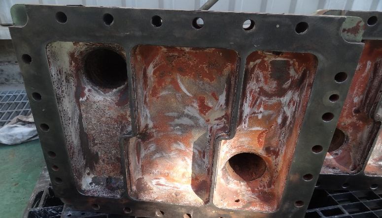 IHI TX-A 2nd-stage cooler cover after grinding