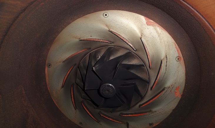 IHI TX-A 1st-stage impeller before cleaning