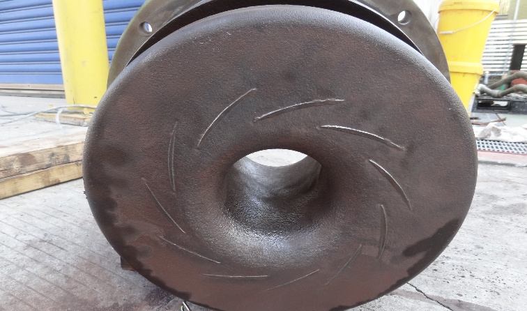IHI TX-A 1st-stage inlet scroll after grinding