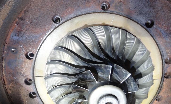 IHI TX-A 2nd-stage impeller after cleaning