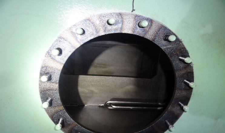IHI TX-A oil tank after cleaning