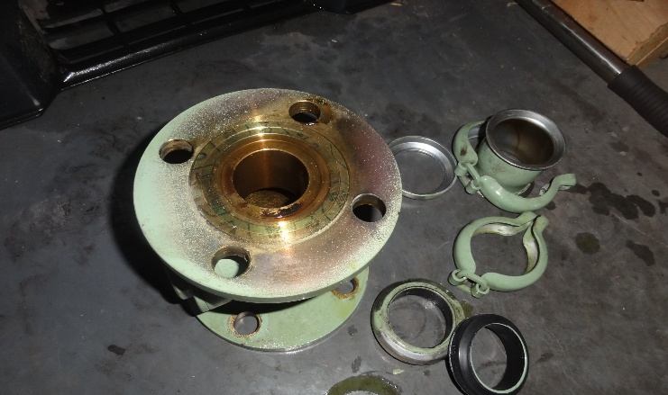 IHI TX-A oil piping repair kit and oil check valve installed