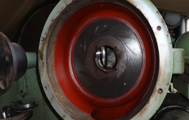 IHI TRA350KW 2nd stage scroll casing after protective coating