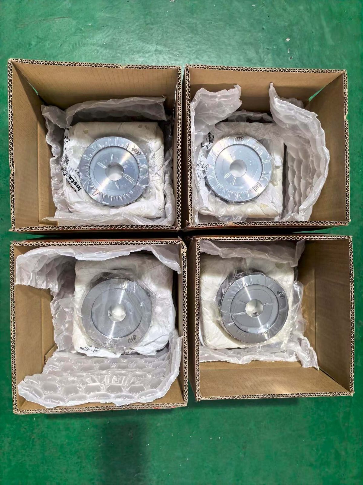 Cameron TA6000 overhaul — replacement parts wrapped and boxed for shipment to site