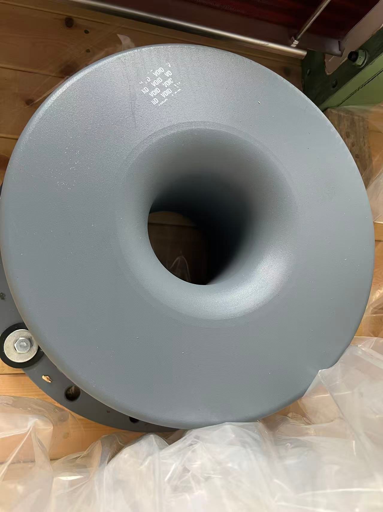 New IHI TX-A inlet scroll — part number and batch marking visible