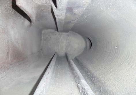 IHI TX-Z compressor 2nd-stage cooler chamber after re-coating