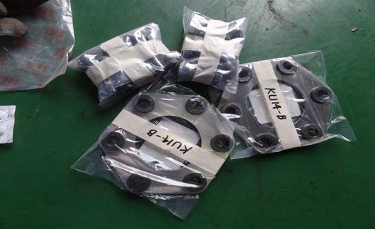 IHI TX-Z compressor new coupling element installed