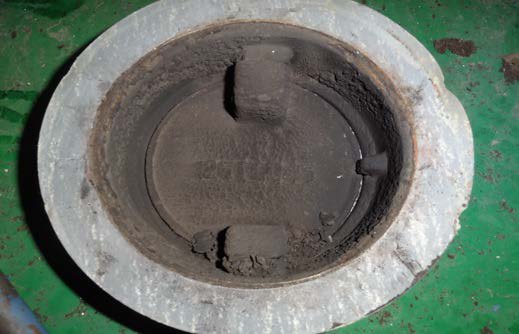 IHI TX-Z compressor IGV butterfly valve before cleaning