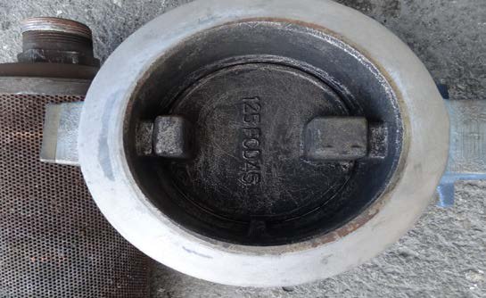 IHI TX-Z compressor IGV butterfly valve after cleaning